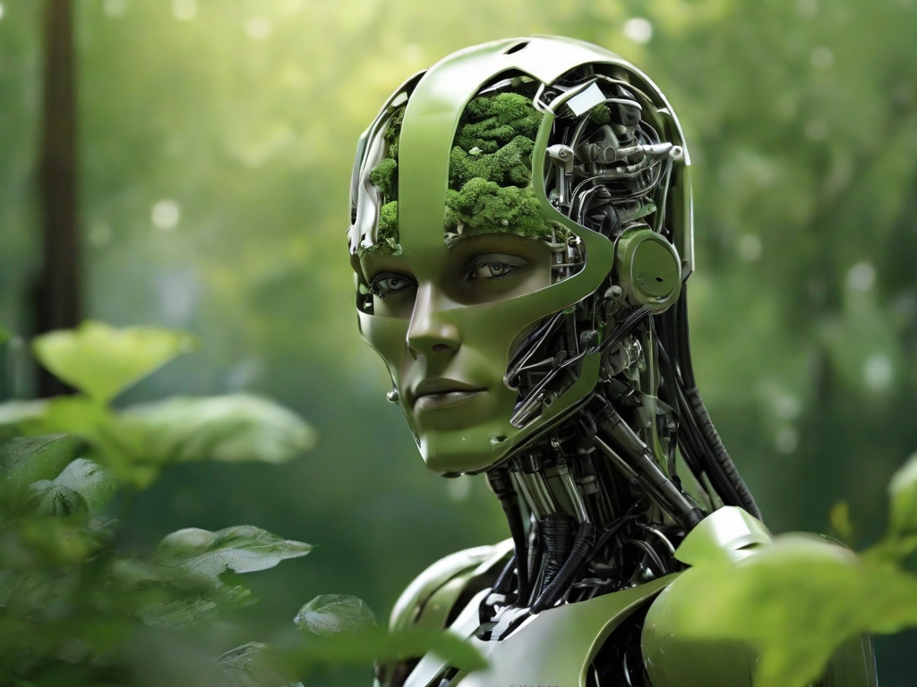 STANGLSOFT Artificial Intelligence In A Beautiful And Natural Green World